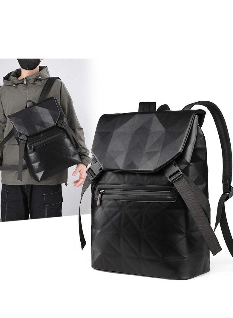 Large Capacity Fashion Travel Backpack Backpack Men's Diamond 15.6 Inch Business Commuter Computer Bag - Image 1